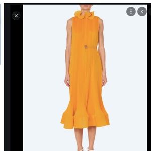 *ISO TIBI PLISSE Pleated Sleeveless Dress XXS